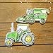 Farm Combine Harvester Cookie Cutter, Premium Food-Grade Stainless Steel, Dishwasher Safe