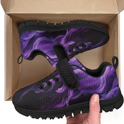 Kids Sneakers Boys Cool Print Running Tennis Shoes Lightweight Breathable Sport Athletic Shoes with One Strap4