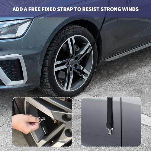 Image of for Toyota Camry 2018-2024 LE XLE Hybrid SE XSE Windshield Cover for Ice and Snow, Enhanced 600D Oxford Fabric Windshield Frost Cover for Camry Waterproof Windshield Snow Cover Car Accessories