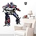 XXYYKK DIY 3D Dibujos Animados Pared Pegatinas Transformers Autobots decoración de la habitación de los niños Pintura Pegatinas decoración Sala Mural 60 * 90cm