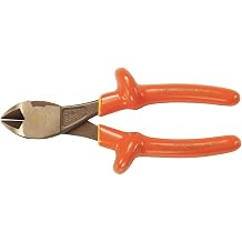 Ampco Safety Tools IP-36 Insulated Plier with Diagonal Cutting, Non-Sparking, Non-Magnetic, Corrosion Resistant