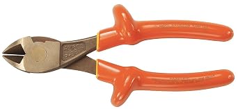 Ampco Safety Tools IP-36 Insulated Plier with Diagonal Cutting, Non-Sparking, Non-Magnetic, Corrosion Resistant