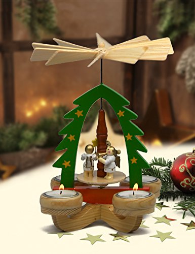 Bois de pyramide de Noël Vert