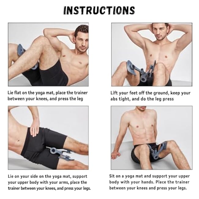 Upgrade Thigh Master Thigh Exerciser,Adjustable Inner Thigh Exercise Equipment-Multiple Scenes Portable Workout Equipment