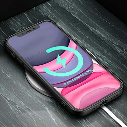 Fantek Compatible For Iphone 11 Case, Anti-Scratch & Fingerprint Phone Case Protective Cover, Matte Black #TOP6