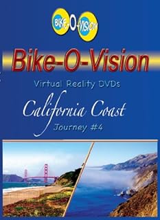 Bike-O-Vision - Virtual Cycling Adventure - California Coast - Perfect for Indoor Cycling and Treadmill Workouts - Cardio Fitness Scenery Video (Fullscreen DVD #4)