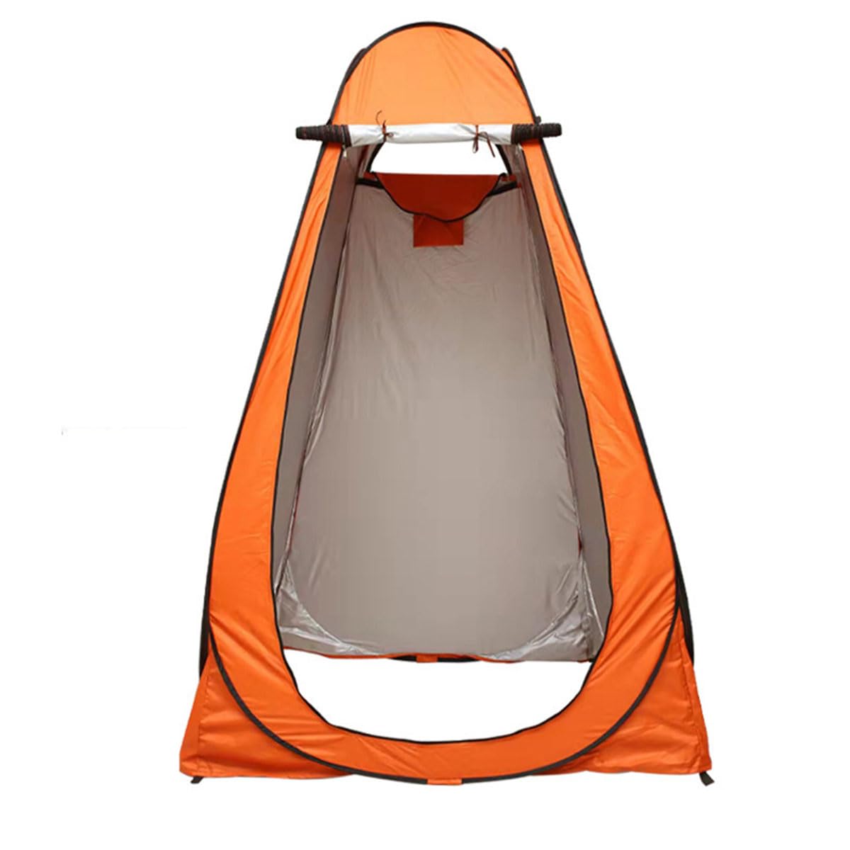 Pop Up Toilet Tent Portable Changing Dressing Privacy Tent for Outdoor Camping Fishing Shower Room Sun Shelter (Orange Color)