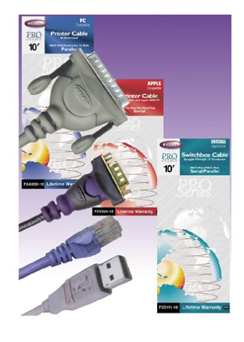 Belkin F2A032-10 10FT DB25M/CENT36M 28Awg Pro Series Parallel Printer Cable