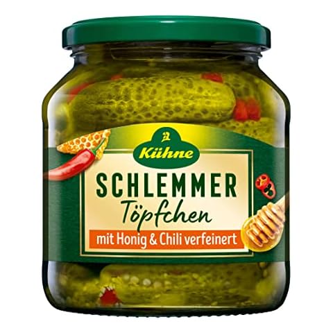 Kühne Gewürzgurken Schlemmertöpfchen Honig-Chili, 580ml Cover