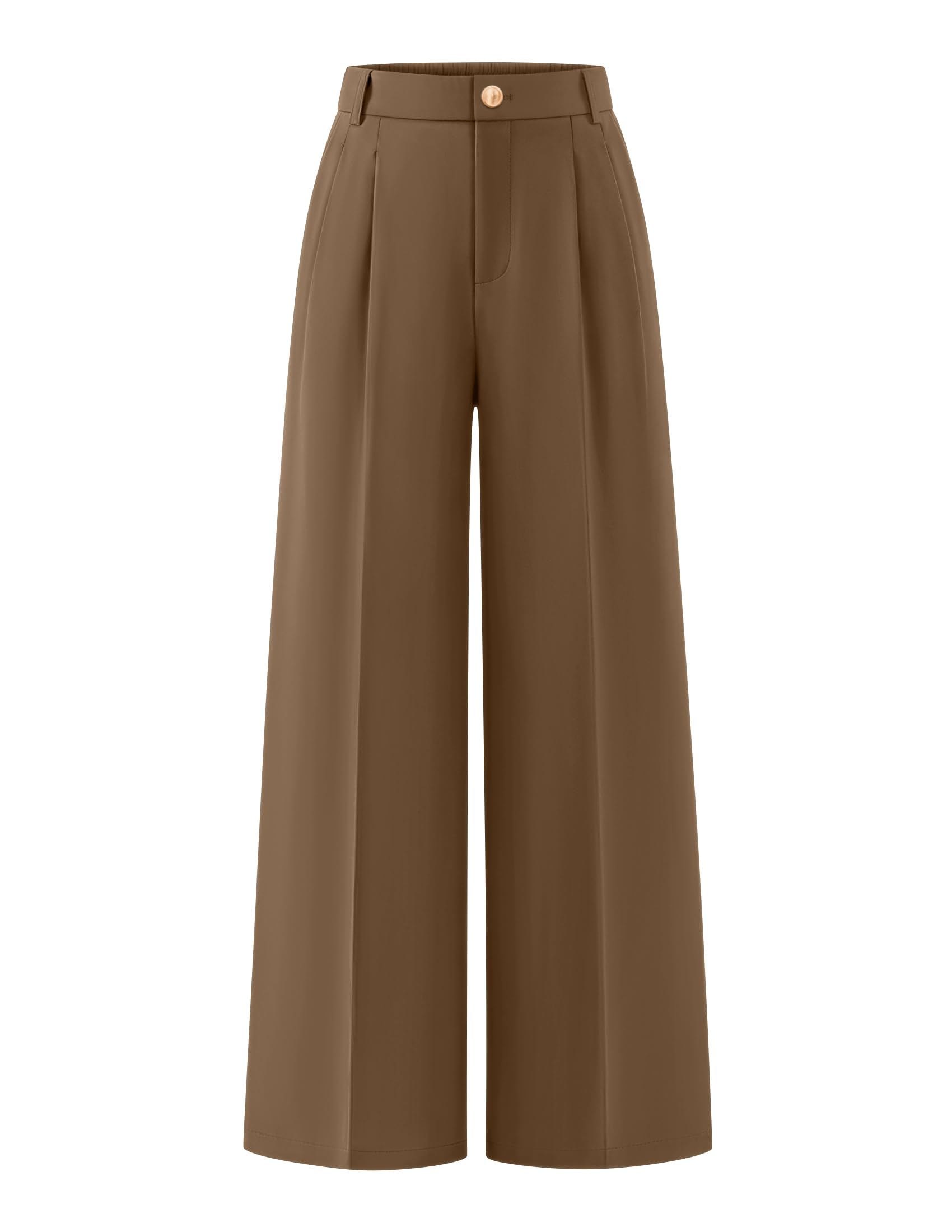 ZESICA Womens Wide Leg Dress Pants 2026 High Waisted Business Casual Palazzo Pants Work Office Slacks Trousers