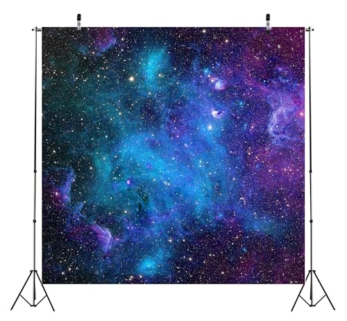 Telón de fondo Galaxy 8x8ft de tela BELECO miniatura 2