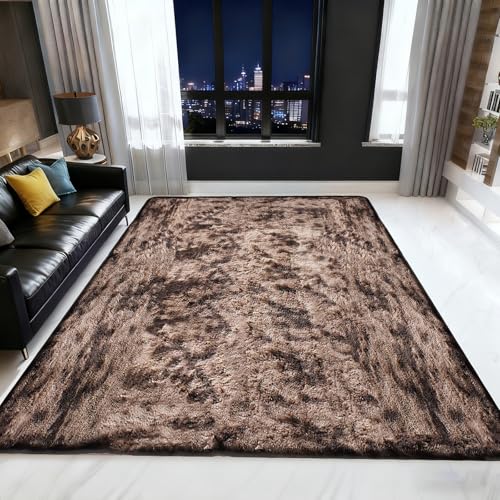 Tapis douillet qui ne perd pas ses poils grand format shaggy antidérapant - 2