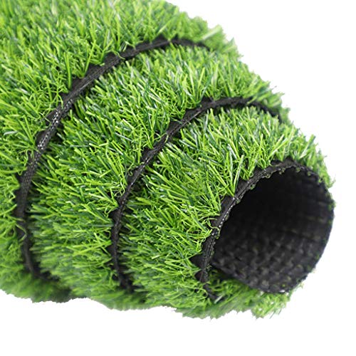 Hierba Artificial, césped sintético Agujeros de Drenaje de imitación de Hierba Alfombra de la Manta for los Animales domésticos Balcón Jardín Decoradas de Forma Individual Tamaños (Size : 2x0.5m) Cover