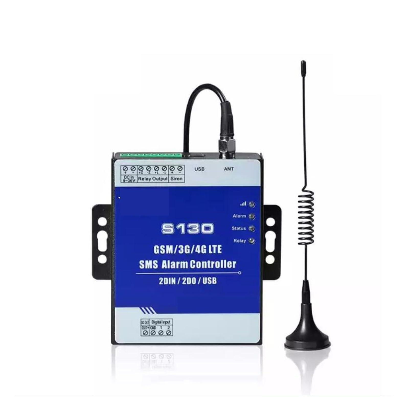 Mjfvn 2G Version Gsm 3G 4G Wireless Remote Switch Sms Remote Controller S130 Smart Home Automation(2G Version)
