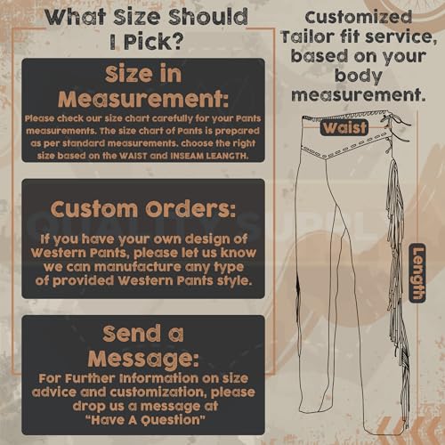 Western Suede Genuine Leather Pants Men Native American Buckskin Fringe Cowboy Pants Reenactment Mountain Trouser4