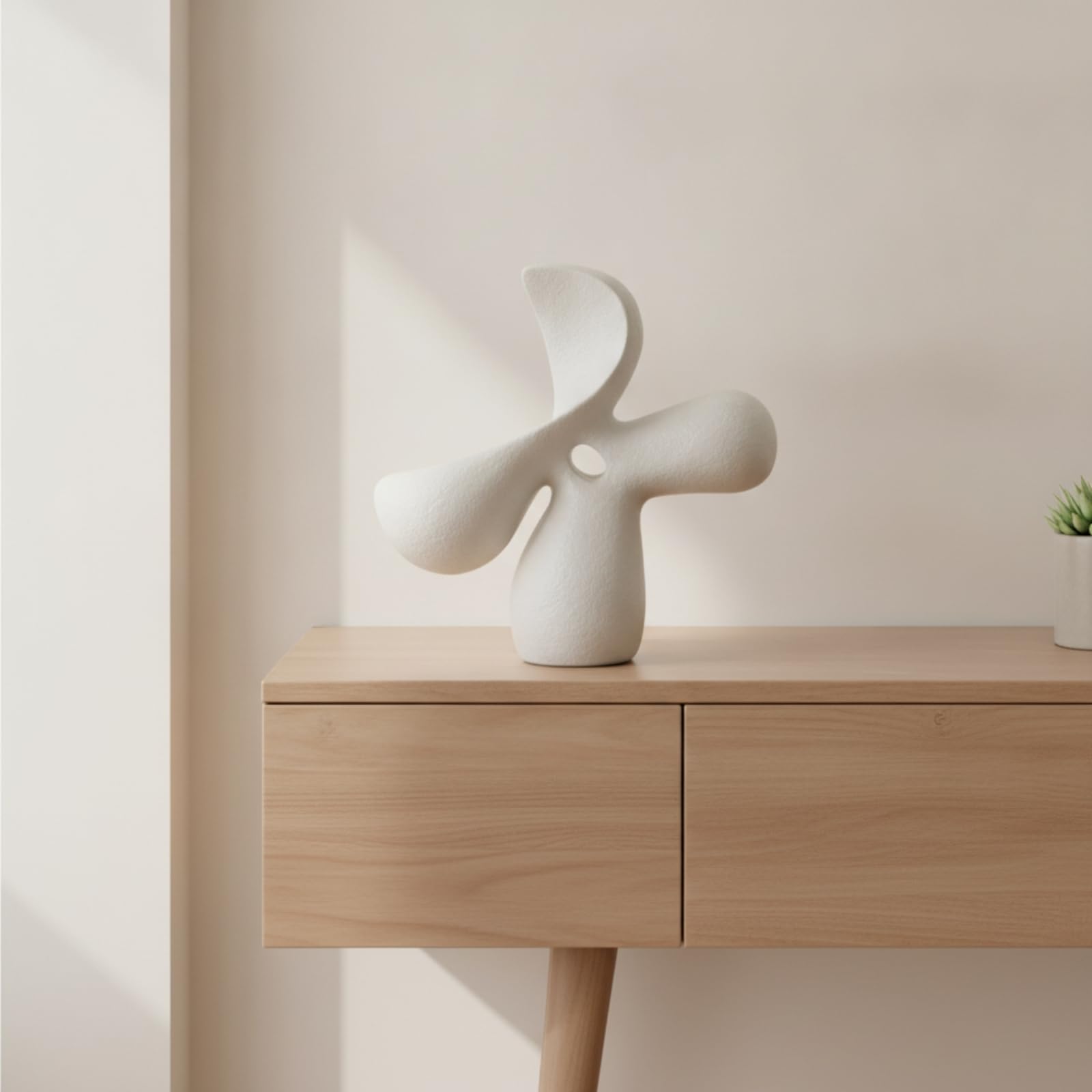 Escultura Conceptual Belleza en Lo Sencillo Adorno Mesa Estatua para Estantería, Recibidor