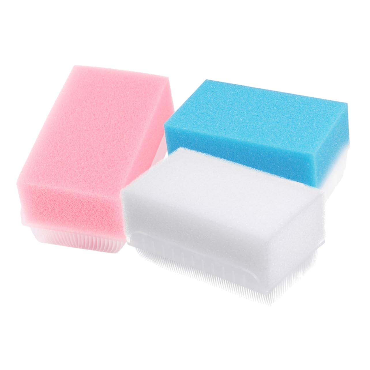 Mikinona 5 Set Di Spazzola Da Bagno Massaggiante Per Il Corpo Spazzola Da Bagno Con Cappuccio Pettine Set Di Spazzola Per Il Corpo Per Neonati Materiale Morbido 3 Pezzi * 5