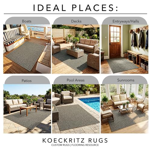 Tapete KOECKRITZ 7' x 12' Mineralite para interior y exterior miniatura 7