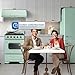 Unique Appliances UGP-24CR LG Classic Retro Freestanding Gas Convection Oven Light, Range with 4 Burners, 24