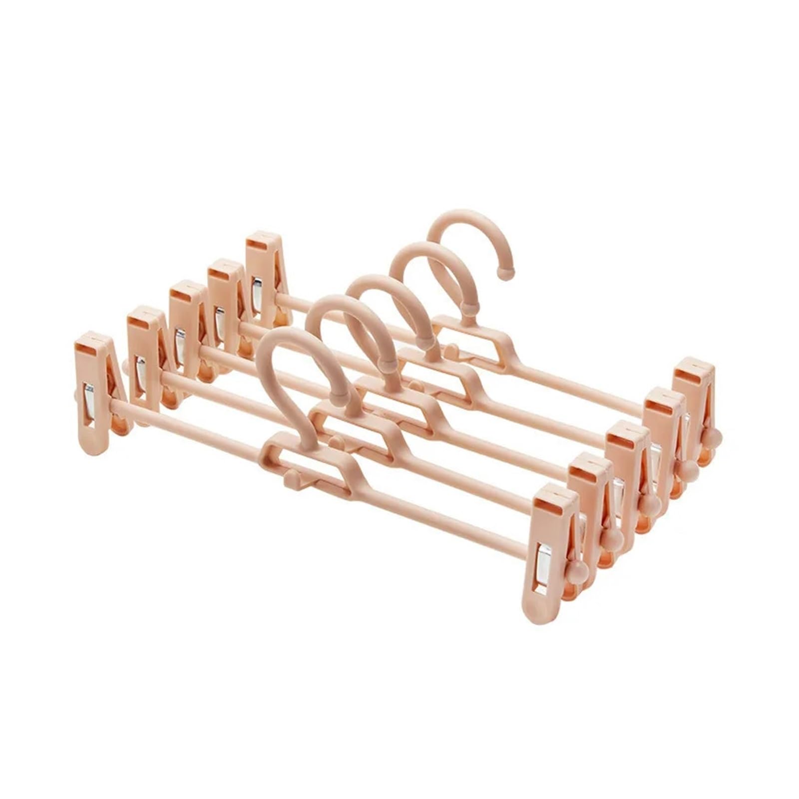 Hosenbügel Kleiderbügel 10 stücke Kleidung Schrank Hose Hosenrock rutschfeste Racks Clip Multifunktions-Kunststoff-Trockenständer Home Storage