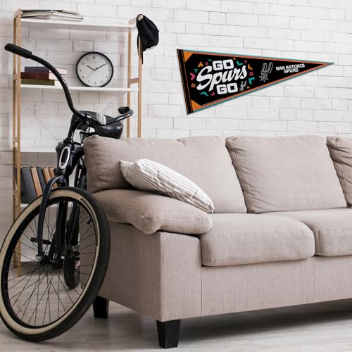Image of Rico Industries NBA Basketball 12 inch x 30 inch Felt Wall Decor Pennant - Great for Home /Bed Room /Man Cave Decor