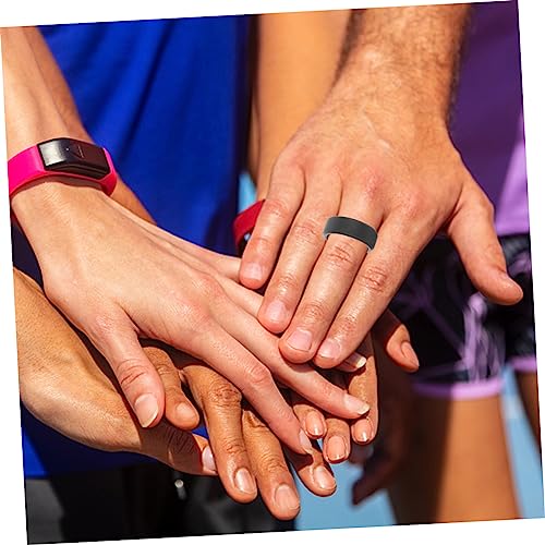 10 piezas de anillos de silicona flexibles para ejercicio miniatura 3