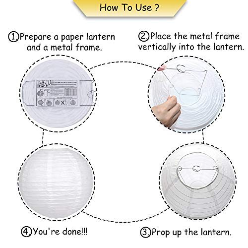 Image of Paper Lanterns Decorative, Party Supplies for Bachelorette Engagement Unicorn Birthday Party Decorations Purple /Lavender /White 15pcs
