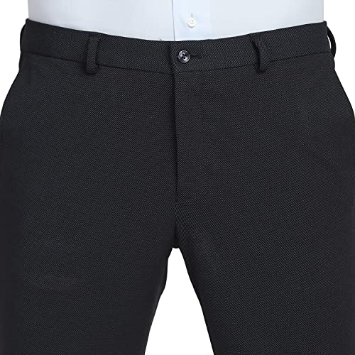 Image of blackberrys Structured Nylon Slim Fit Mens Work Wear Trousers