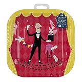 Talking Tables Magic Party Paper Plates (12 Pack), Multicolor