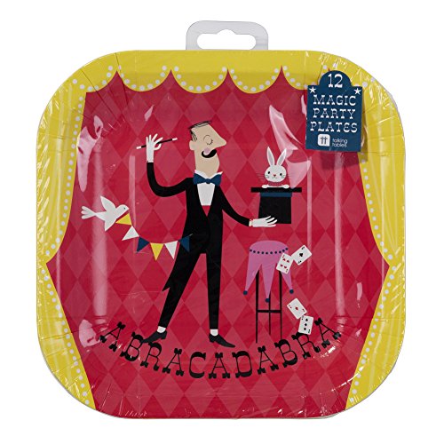 Talking Tables Magic Party Disposable Plates for a Birthday Party or General Celebration, Multicolor (12 Pack)
