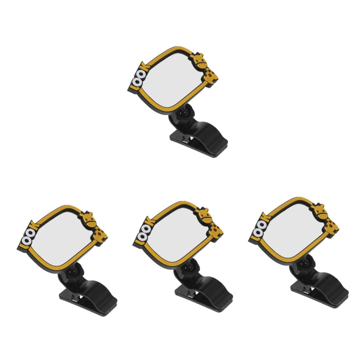 BESTonZON 4piezas Espejo Para Coche De Espejo Retrovisor Infantil Para Asiento Trasero Fácil Instalación Visión Clara y Segura Para Observar Tu Hijo Mientras Conduces