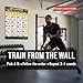 Outright Fitness Structured Bodyweight Cardio & Core Workout Wall Chart - Calisthenics & Core Poster with Built-in Intermediate-Advanced Progressions & Demo Videos - 18 x 24