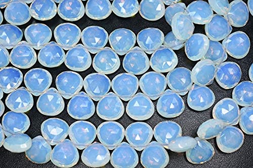 Perles quartz opale 10mm facettées LKBEADS pour création bijoux