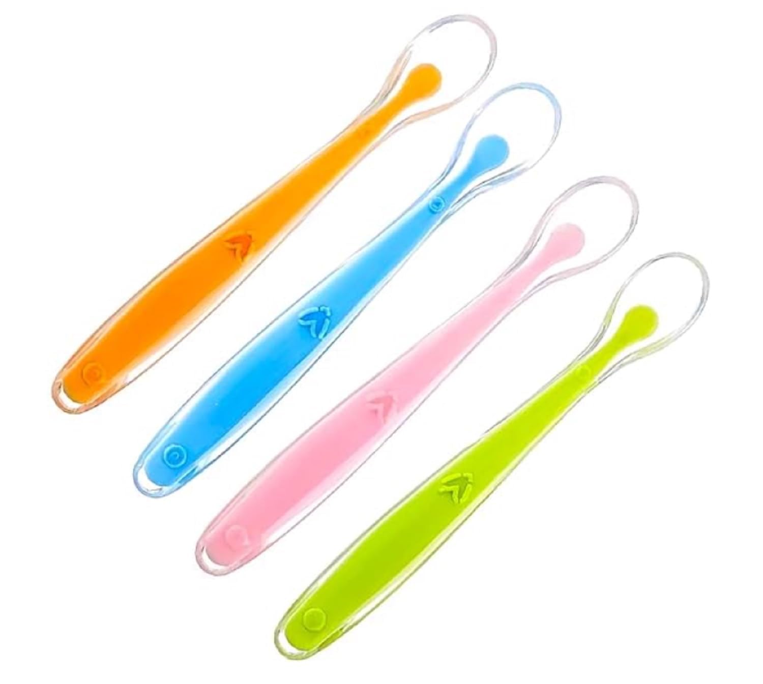 Little Bee Silicone Baby Feeding Spoons Set, Multi-Color, BPA-Free, 15.5 cm Length, Dishwasher Safe, Soft Tip Design for Infants and Toddlers (4, Multi Color)-image-17