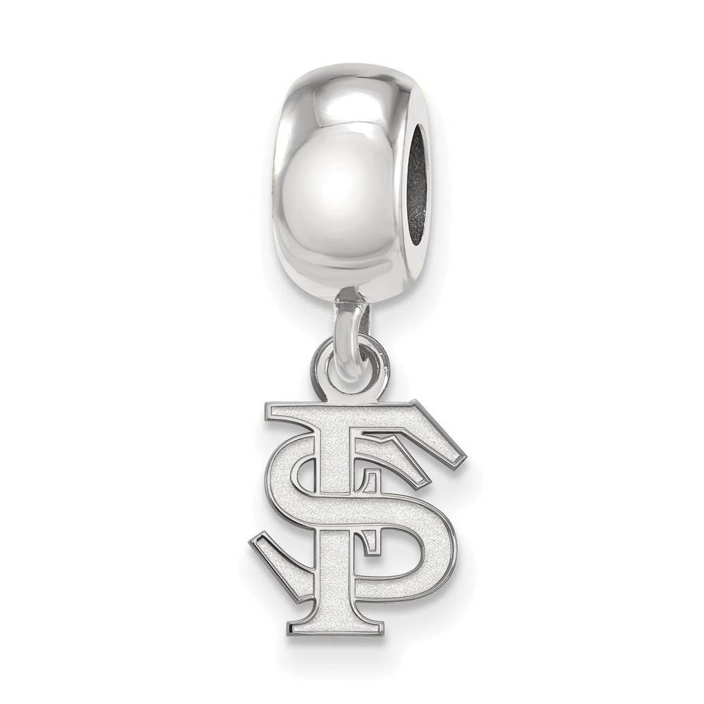 LogoArt Sterling Silver Florida State Univ. XS 'FS' Dangle Bead Charm