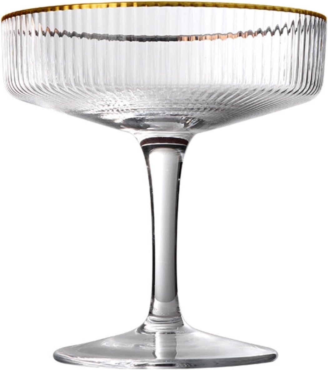 Personalized Champagne Coupe Glasses,Martini Glasses,Classic Cocktail Galssware,Bar Drinking Glass Pefect for Cocktail,Wine,Champagne,Engraved Wedding Toast,Custom Gift (4pcs)