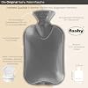 Fashy Hot Water Bottle with Fleece Cover Red 2.0L