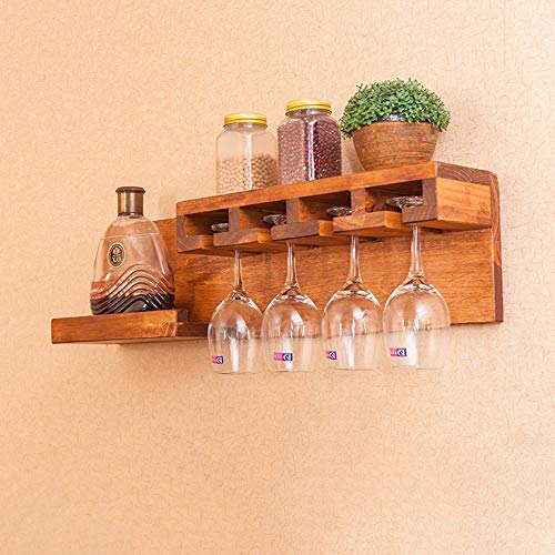 Support à vin décoratif en bois noble MU pour mur de restaurant