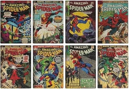 スパイダーマン　コミックセット　8冊 Amazon｜Paladone スパイダーマン コミック コースター セット 8枚