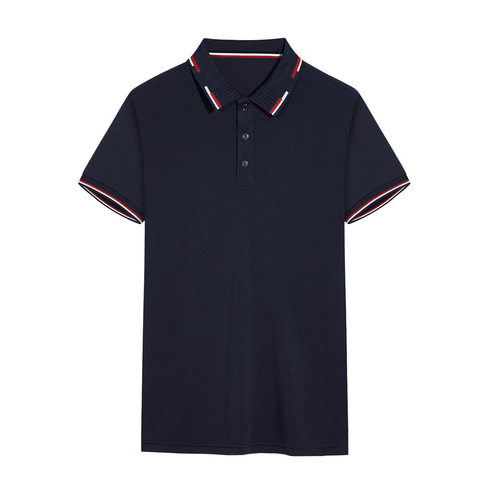 Camisetas Polo Hombre Verano Viajero Cuello Oficina Manga Corta
