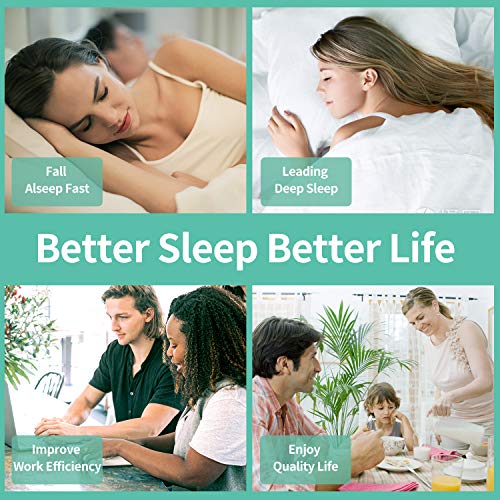 Natural Sleep Aid with Melatonin and L-Theanine - Strong Sleeping Pills for Insomnia,Stress & Anxiety Relief - Fall Asleep Faster & Wake Up Energized,Melatonin Pills for Adults 60 Counts