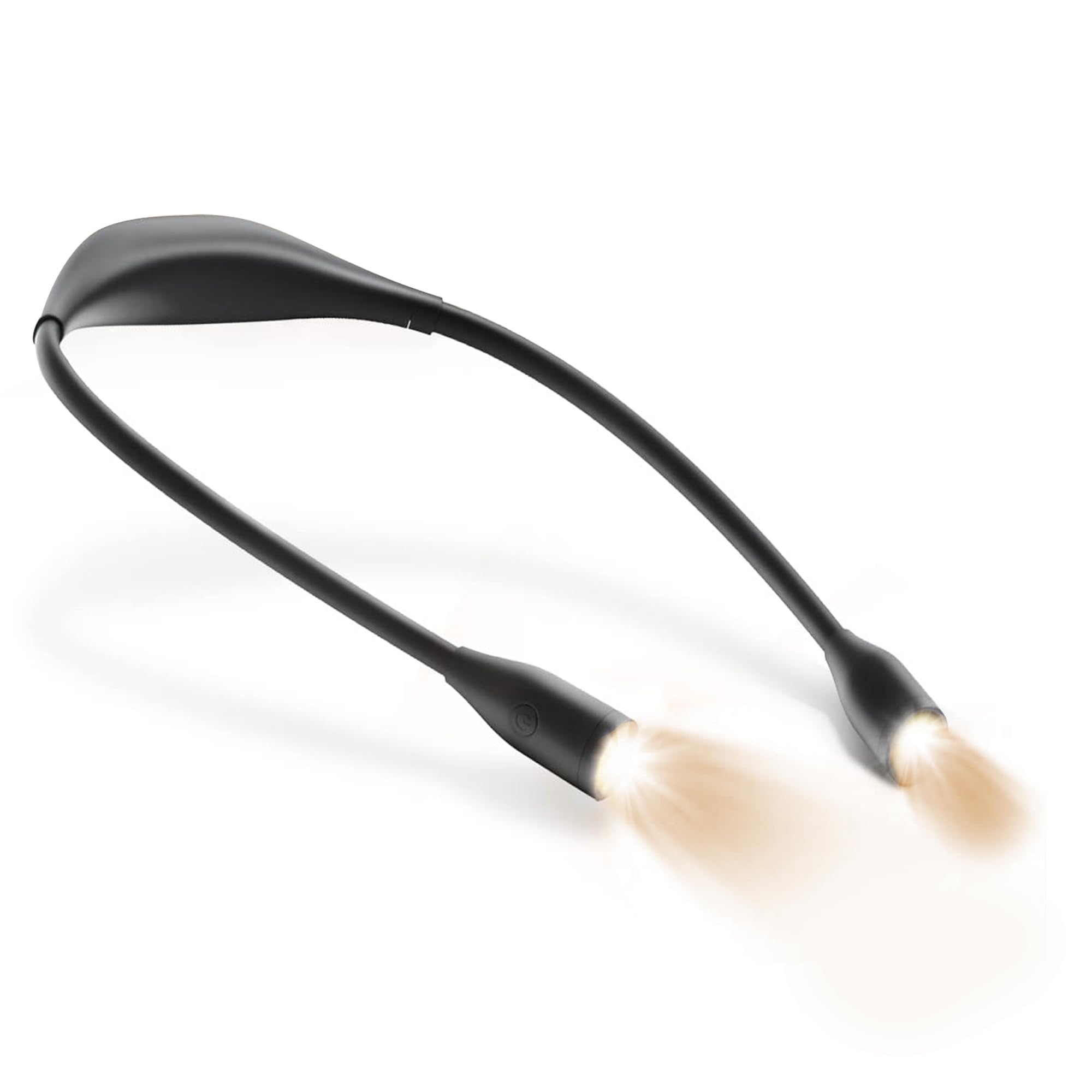 Fishtec - Lampada da lettura da collo ricaricabile - 3 colori di luce 3 intensità bracci flessibili in silicone morbido USB-C 6-20 ore di autonomia - Lettura cucito fai da te viaggio