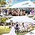 COBIZI 10x30 Pop Up Canopy Tent with 5 Removable Sidewalls, Easy Setup Canopy with Roller Bag & Sandbags?Waterproof and UPF50+ Gazebo Tent, Outdoor Gazebo for Party Wedding Events Tent(White.