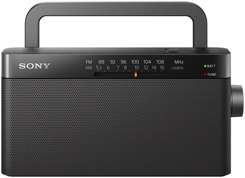 Sony ICF-306 Portable AM/FM Radio - Black