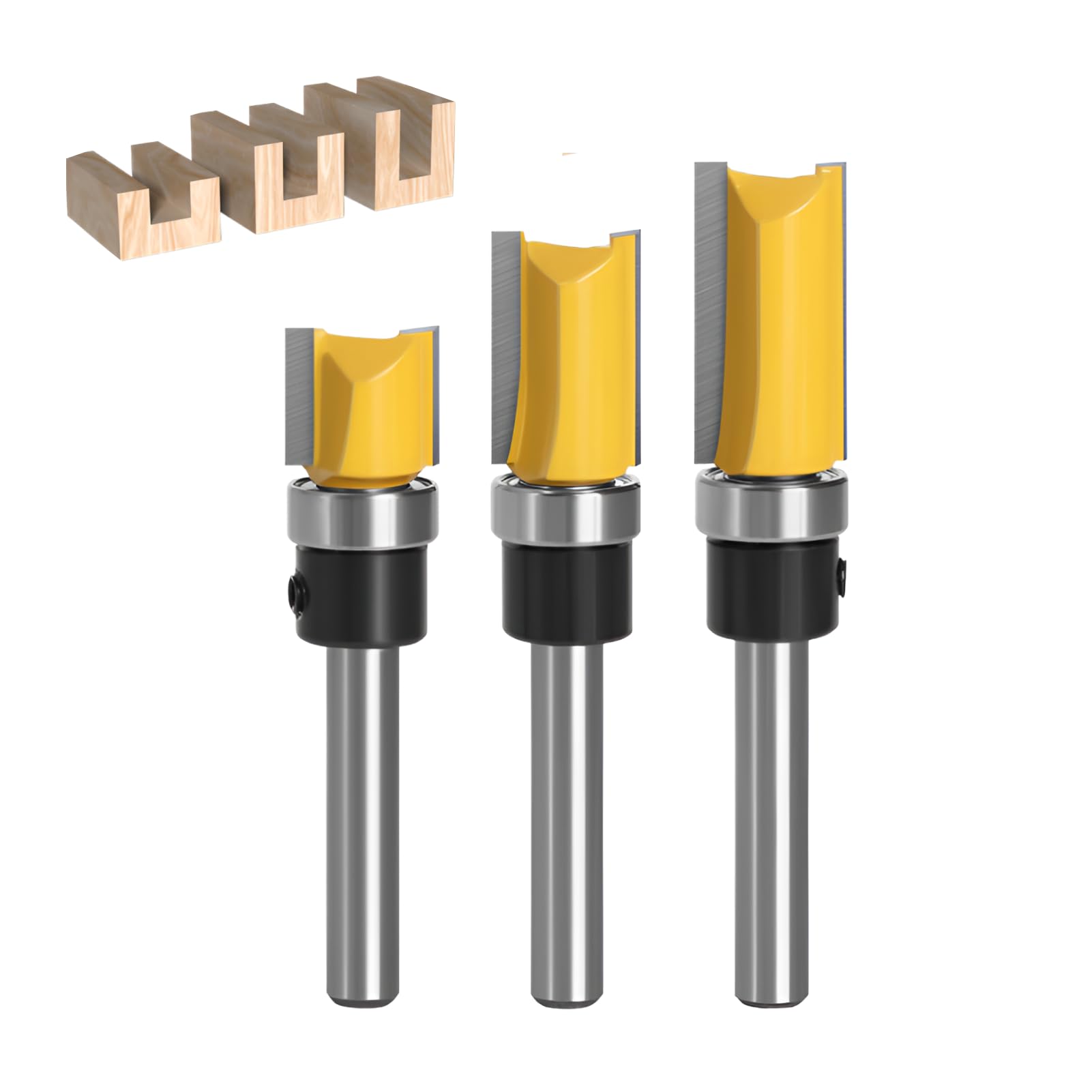 Fresa Copiadora 6mm 3pcs para Madera