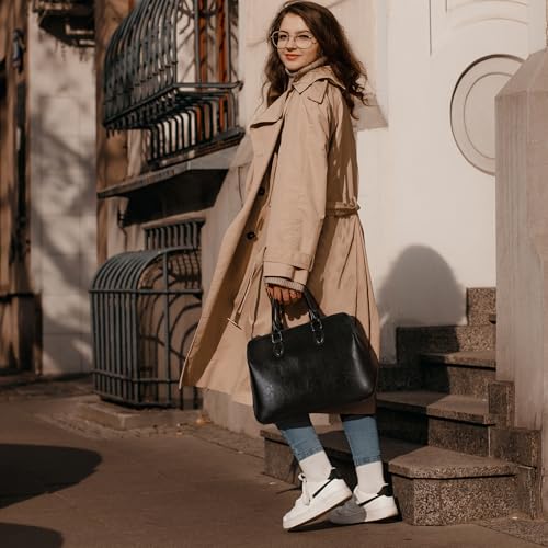 HESHE Genuine Leather Purses and Handbags for Women Tote Bags Shoulder Purses Crossbody Bag Top Handle Handbags2