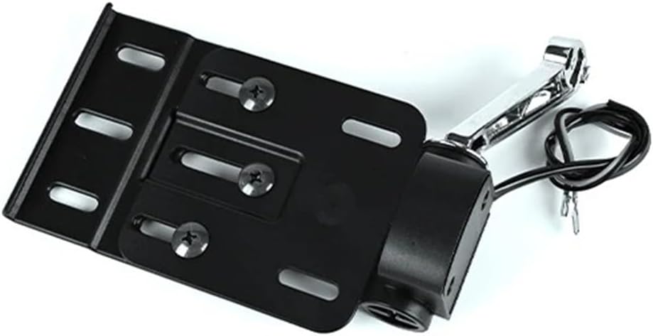 オートバイサイドナンバープレートホルダー LEDディスプレイブラケット、ハーレースポーツスターXL883 XL 1200ダイナローラ