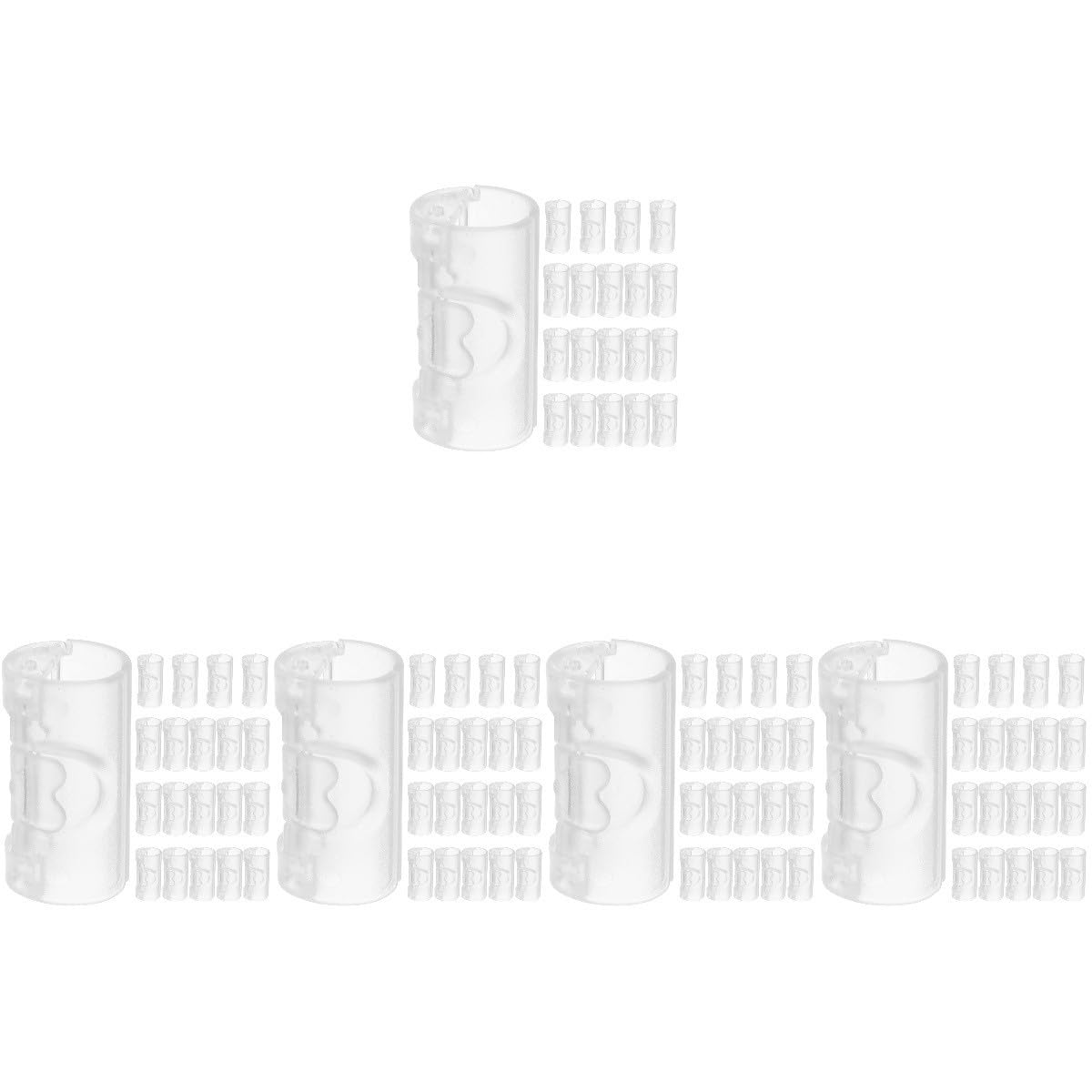 ABOOFAN 100 STK Blatthalter Fixierer Erdung Verschlüsse Quilt-befestigungsclips Sofamatten-Clips Anti-rutsch-Clips Bettdecke Teppich Bettlaken-Clips Festsetzung Innen Transparent Abs