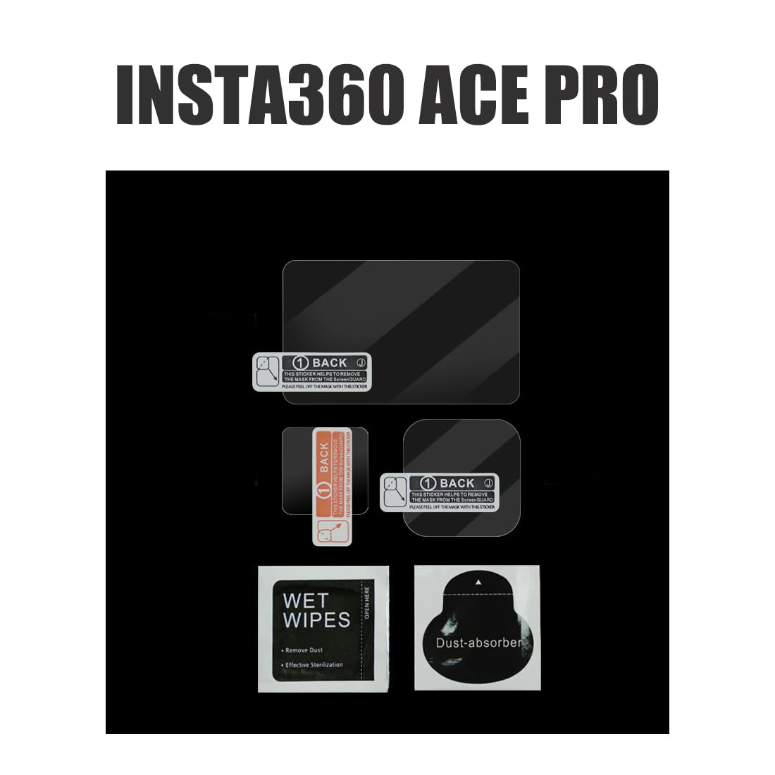 FiTSTILL Lot De 6 Films Protecteurs D'écran Pour Insta 360 Go Ultra