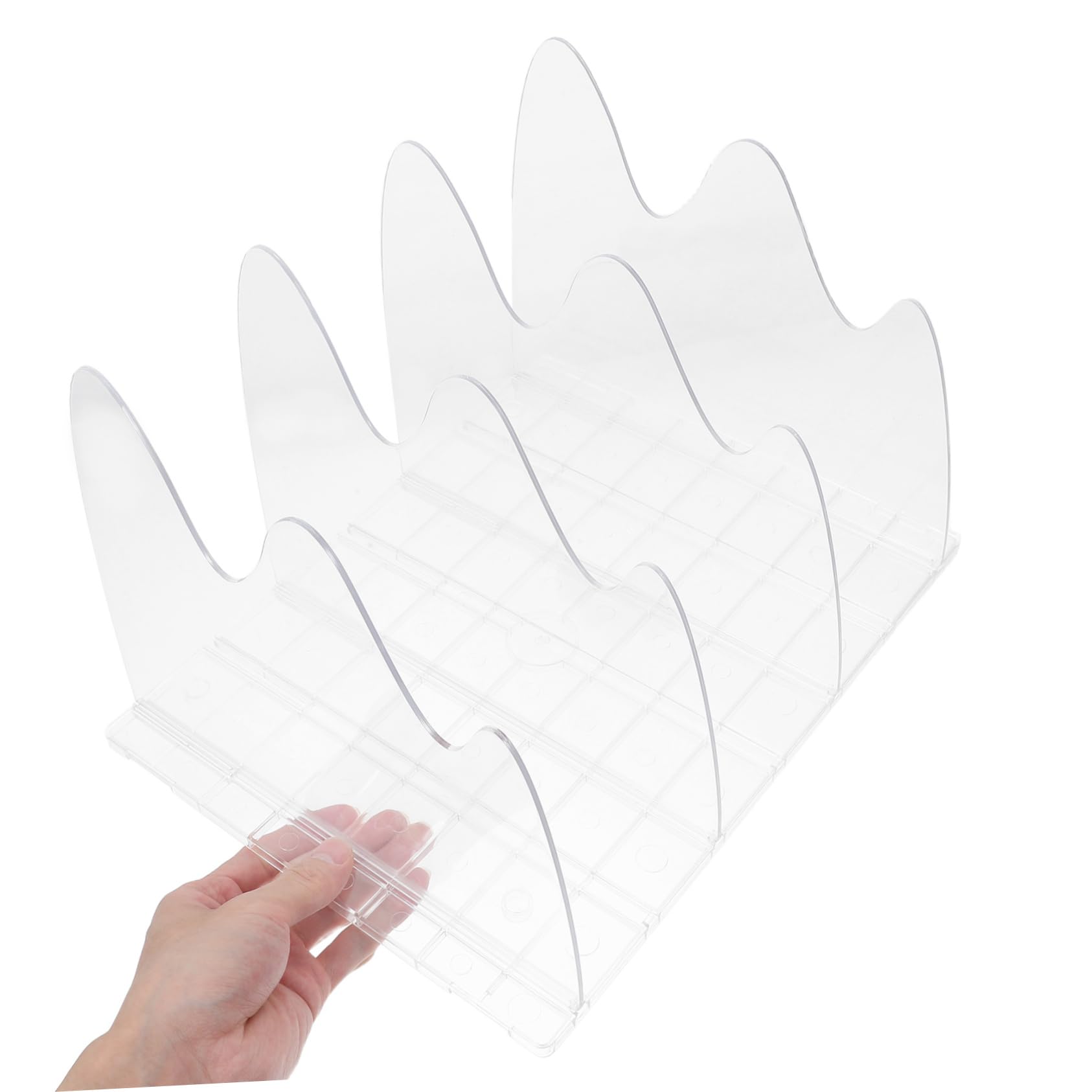 Organizador De Bolsos De Plástico Ajustable para Armario Separadores Transparentes para Almacenamiento De Carteras y Documentos Divisores Multiusos para Organización El Hogar y